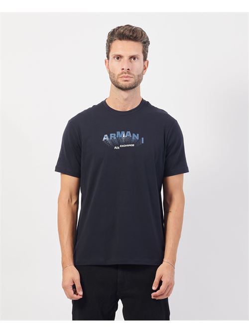 T-shirt uomo Armani Exchange in cotone con logo ARMANI EXCHANGE | 6DZTHV-ZJE6Z1510